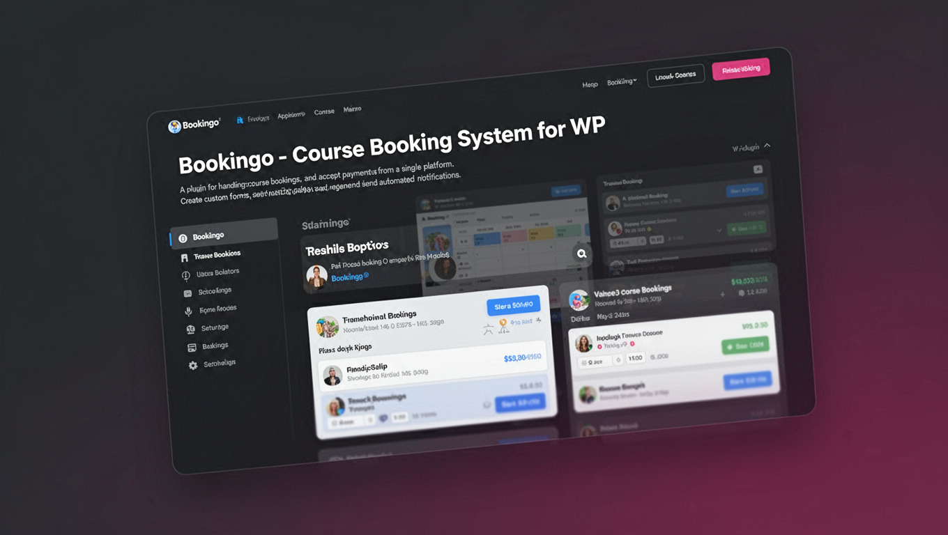 Preview of Bookingo - Course Booking System for WP