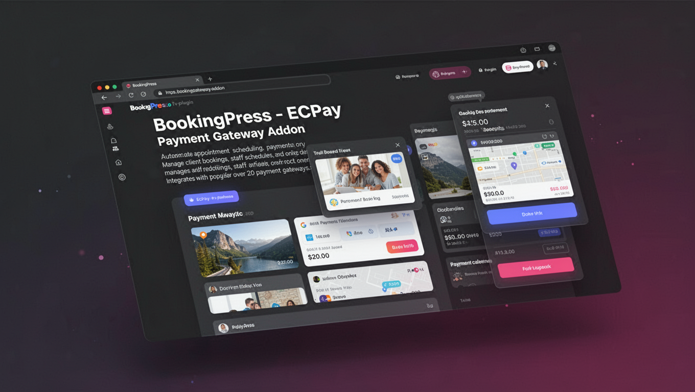 Preview of BookingPress - ECPay Payment Gateway Addon