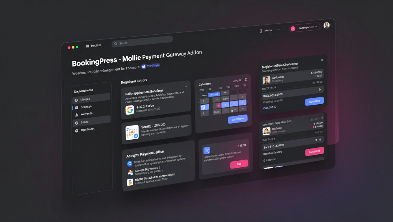 Preview of BookingPress - Mollie Payment Gateway Addon
