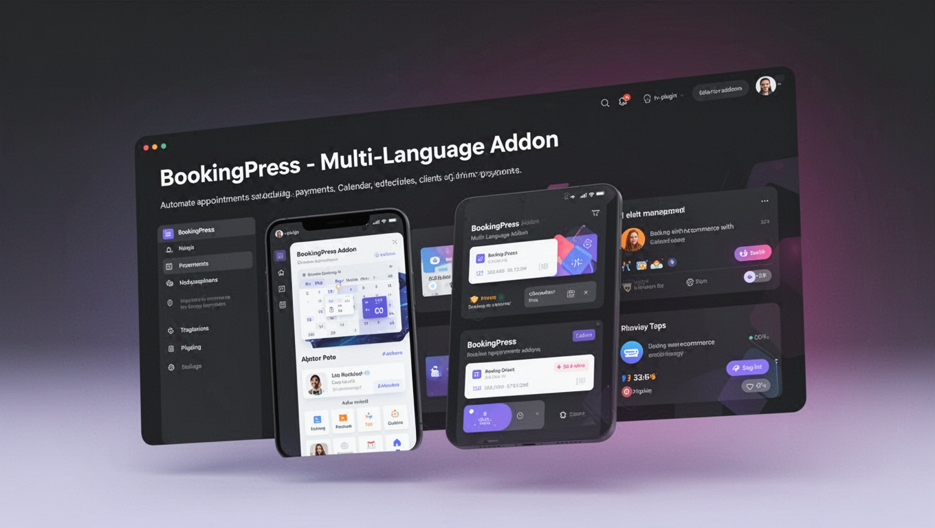 Preview of BookingPress - Multi-Language Addon