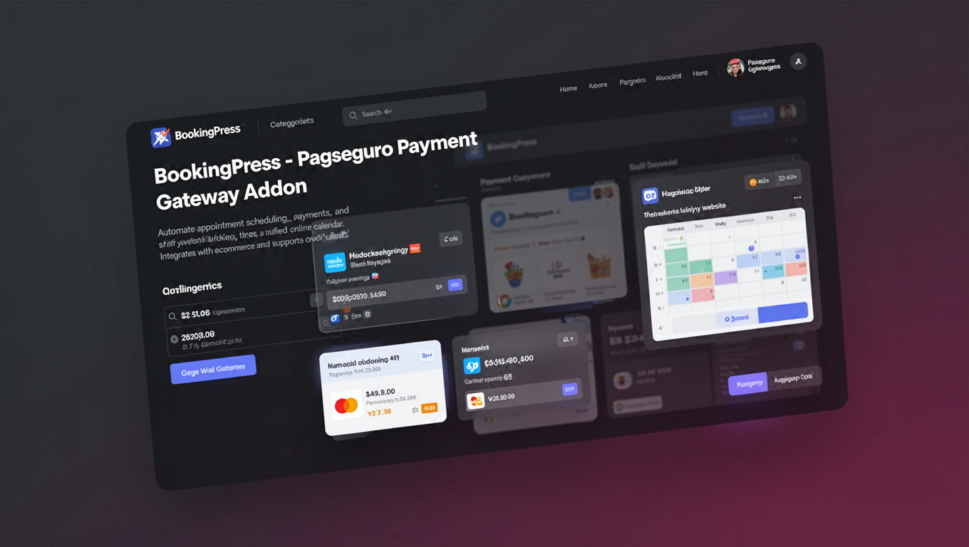 Preview of BookingPress - Pagseguro Payment Gateway Addon