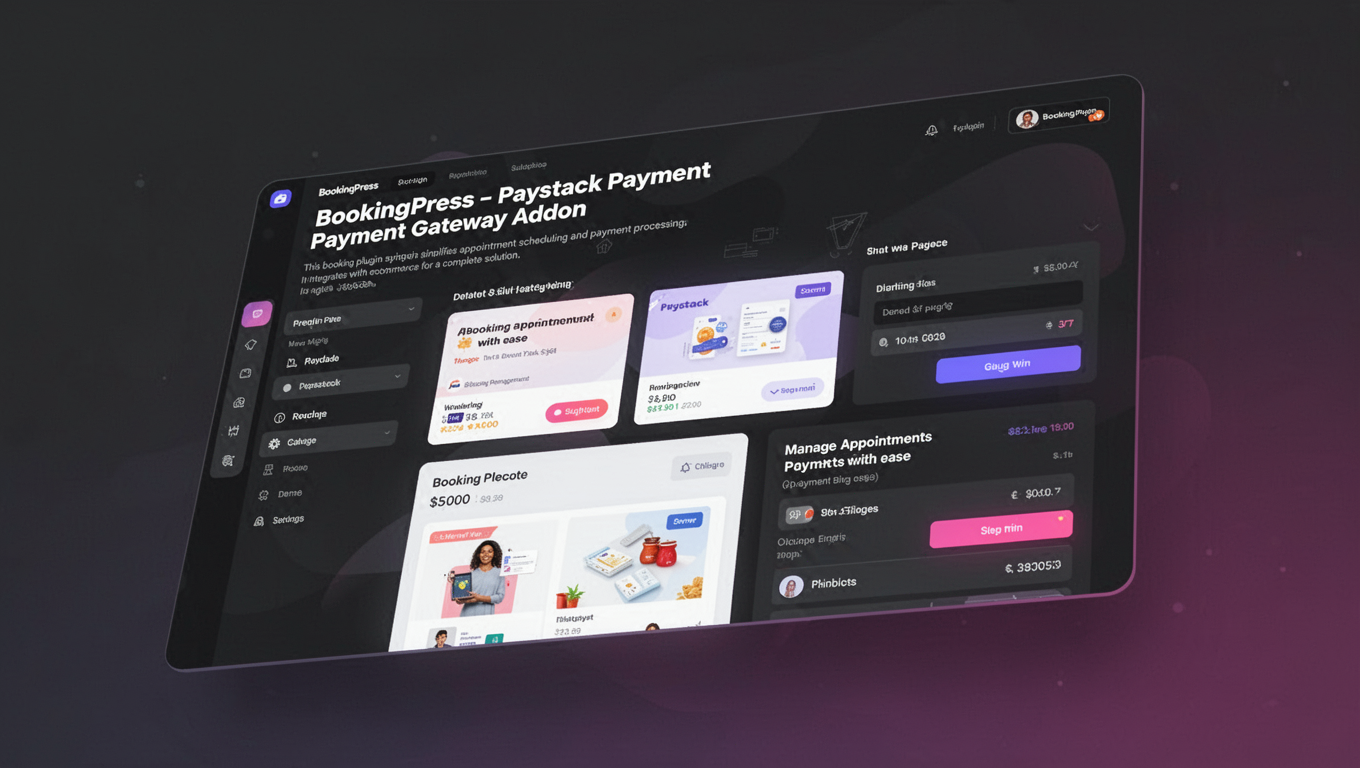 Preview of BookingPress - Paystack Payment Gateway Addon