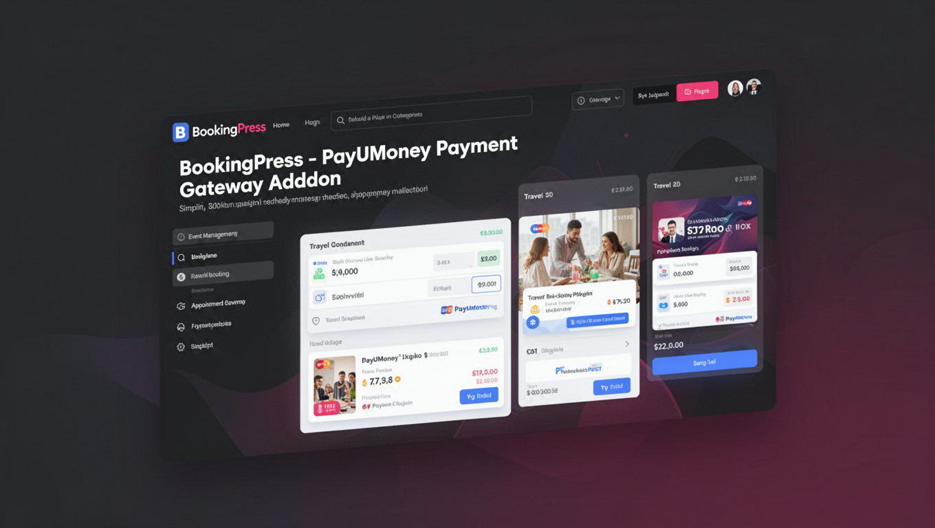 Preview of BookingPress - PayUMoney Payment Gateway Addon