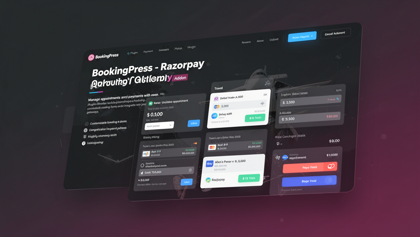 Preview of BookingPress - Razorpay Payment Gateway Addon