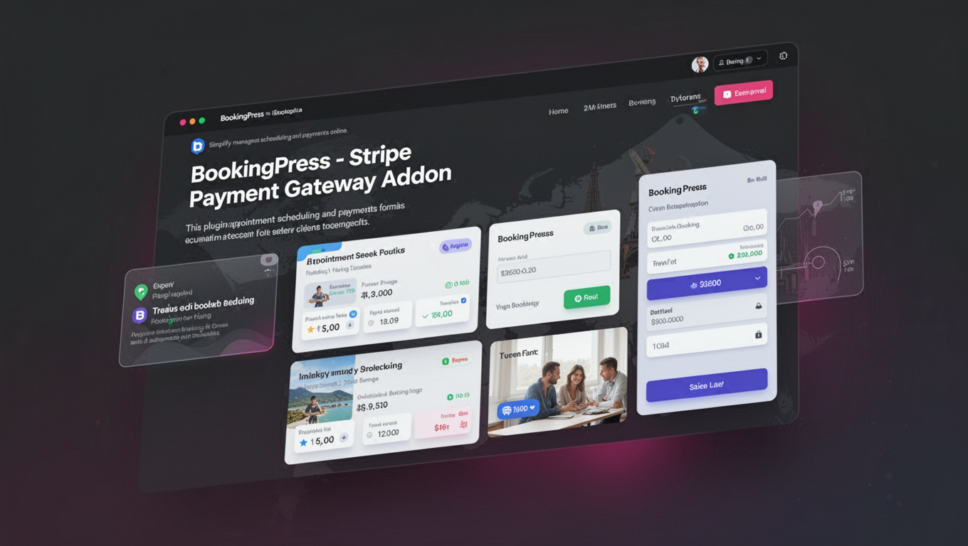 Preview of BookingPress - Stripe Payment Gateway Addon