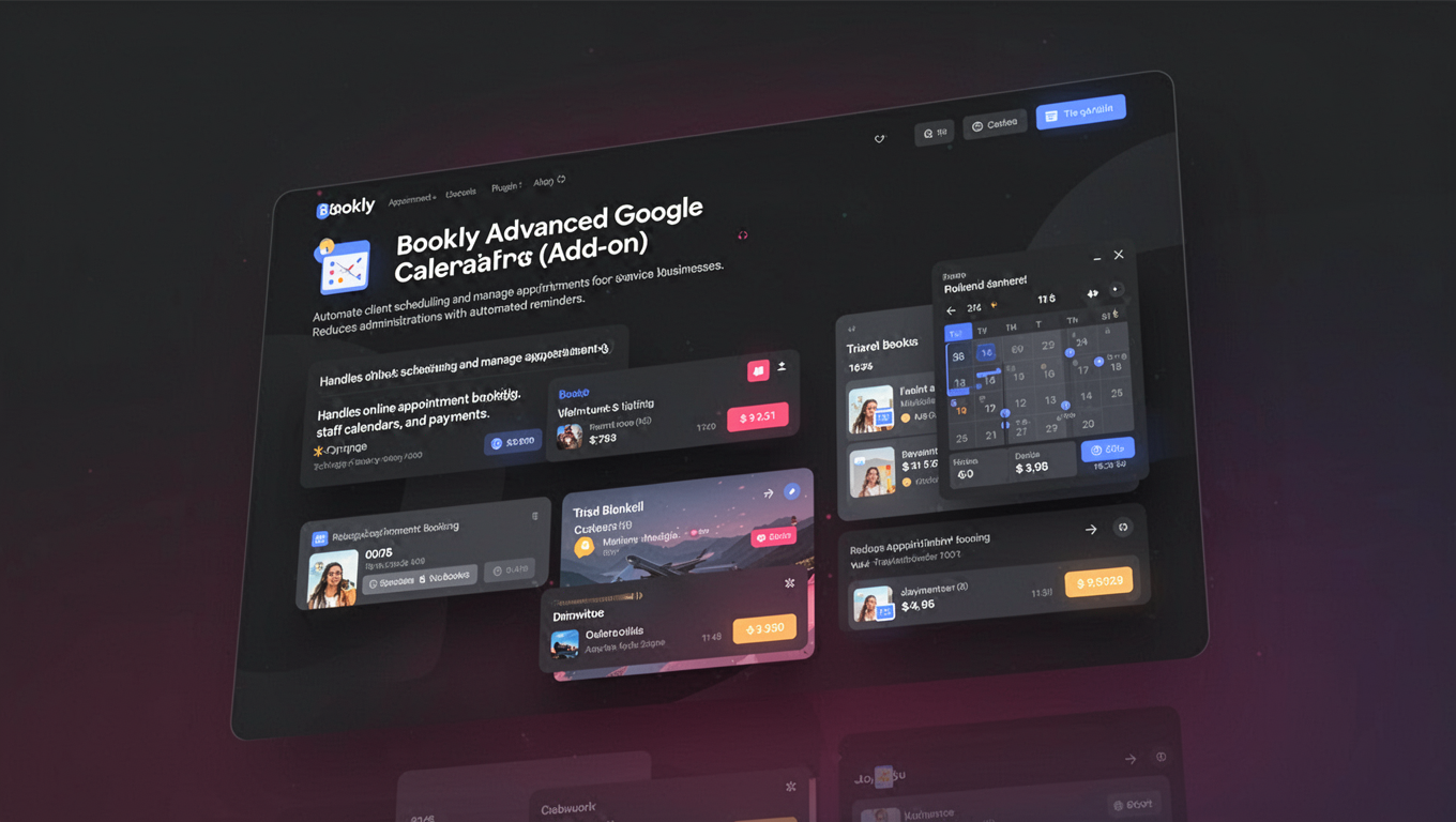 Preview of Bookly Advanced Google Calendar (Add-on)
