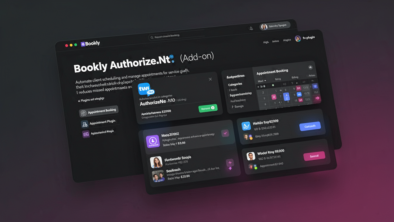 Preview of Bookly Authorize.Net (Add-on)