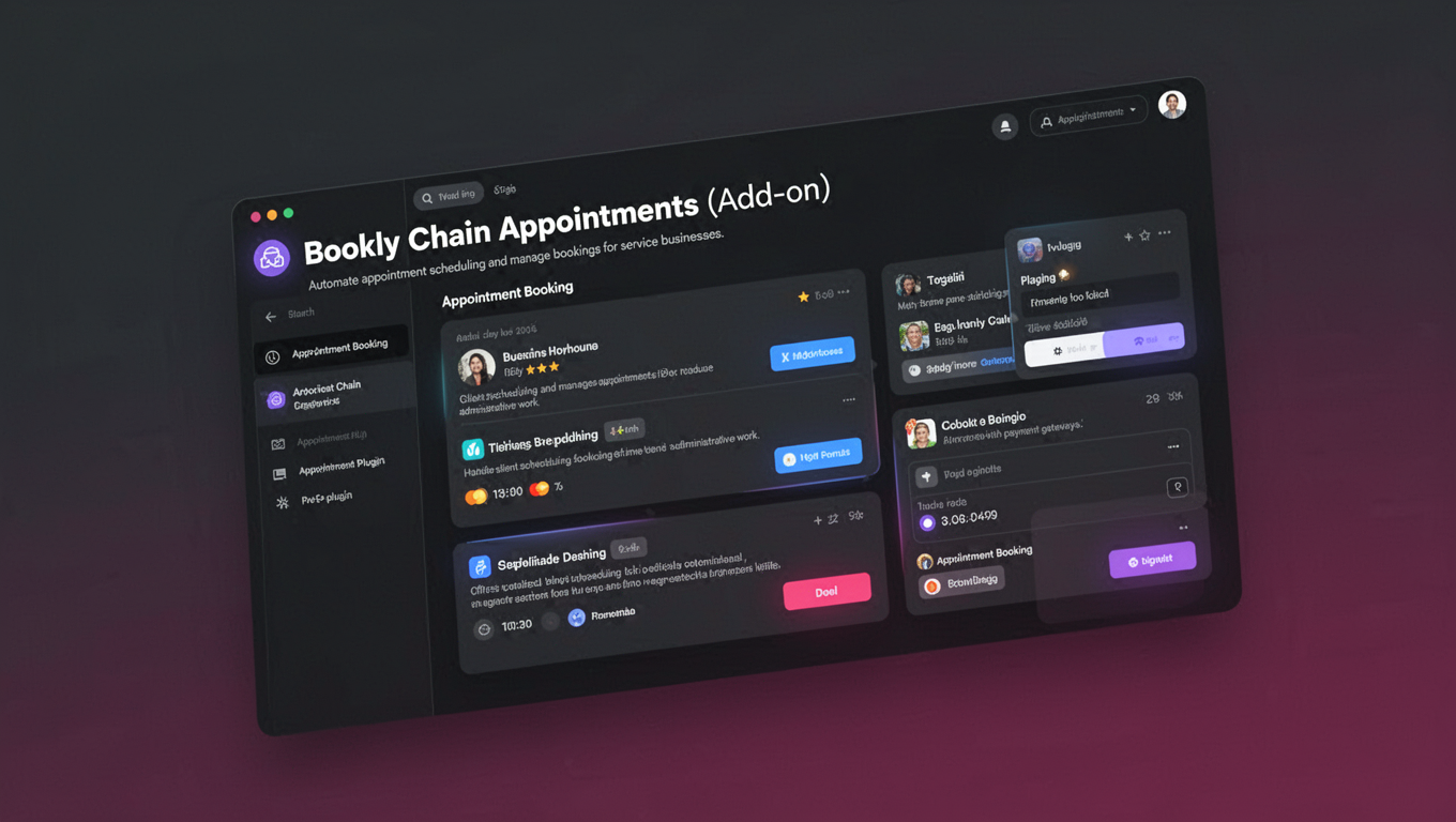 Preview of Bookly Chain Appointments (Add-on)