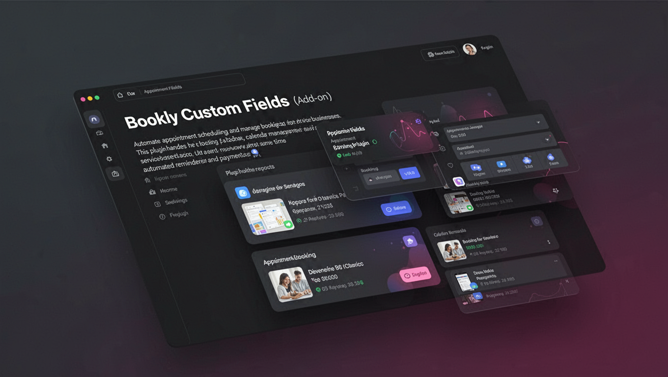Preview of Bookly Custom Fields (Add-on)