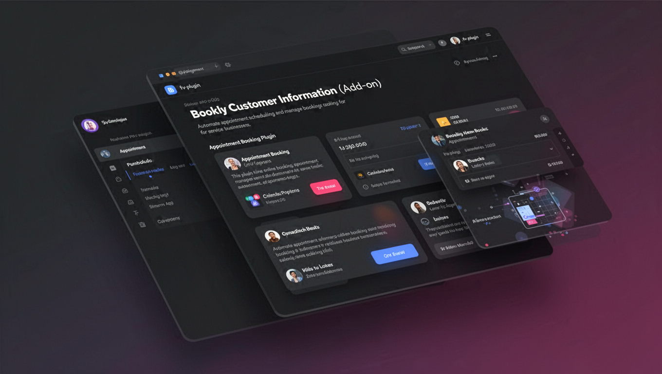 Preview of Bookly Customer Information (Add-on)