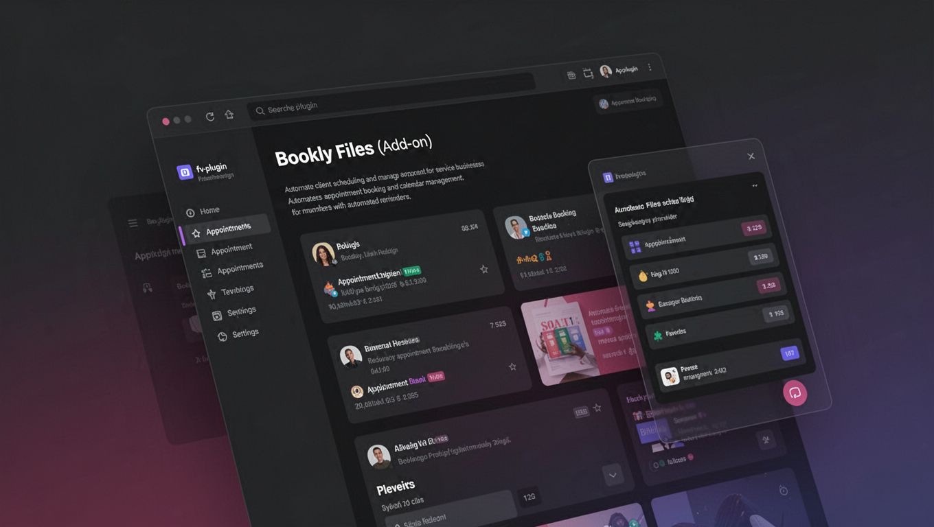Preview of Bookly Files (Add-on)