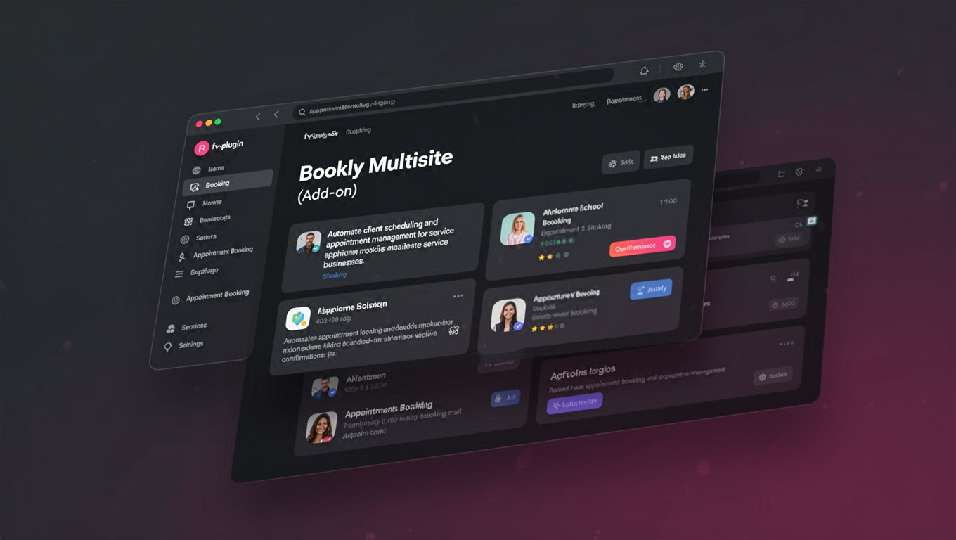 Preview of Bookly Multisite (Add-on)
