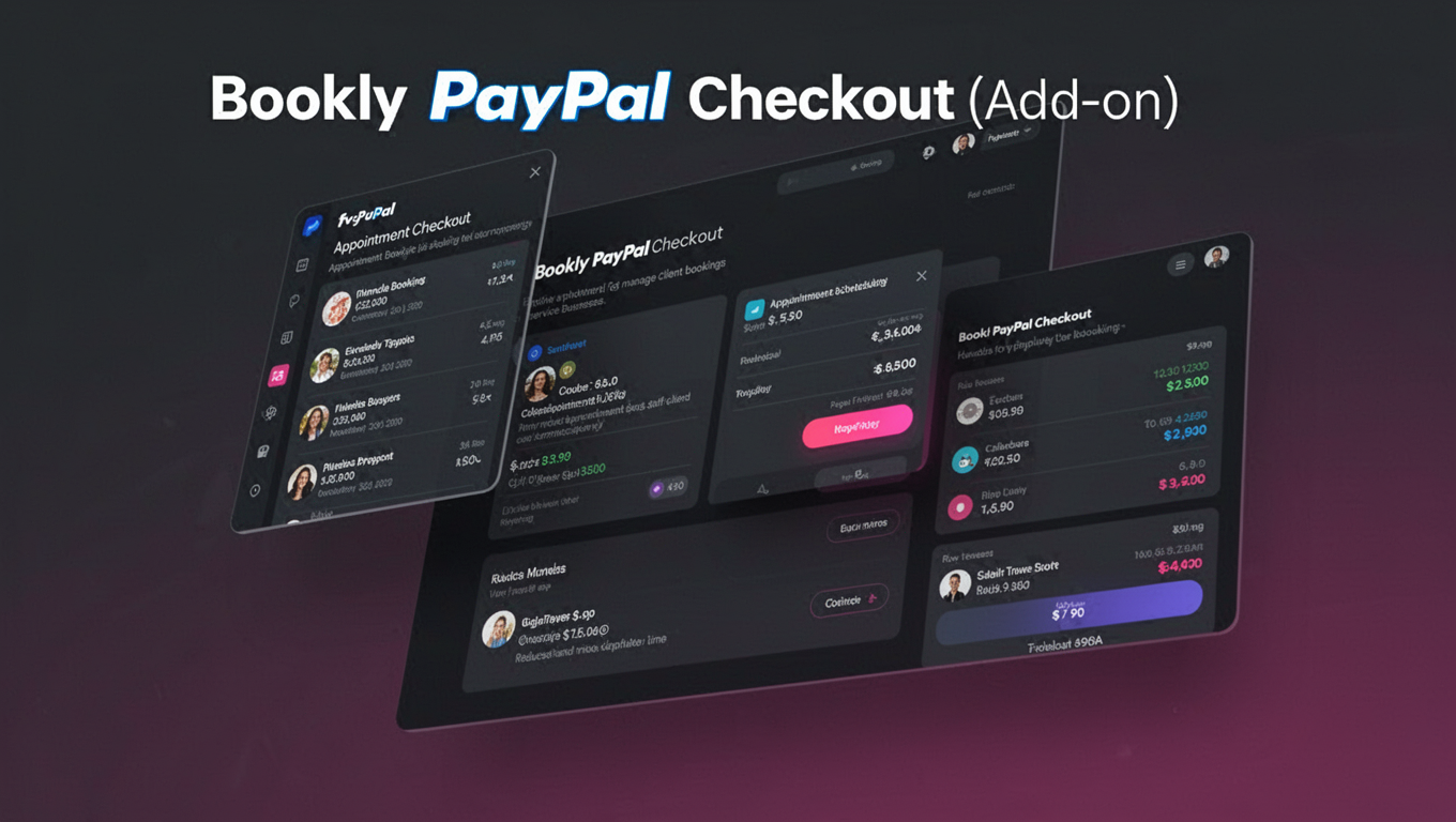Preview of Bookly PayPal Checkout (Add-on)