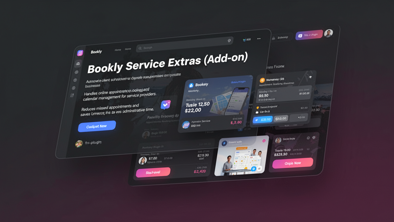 Preview of Bookly Service Extras (Add-on)