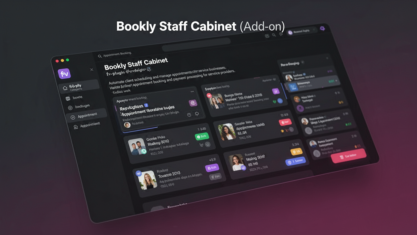 Preview of Bookly Staff Cabinet (Add-on)