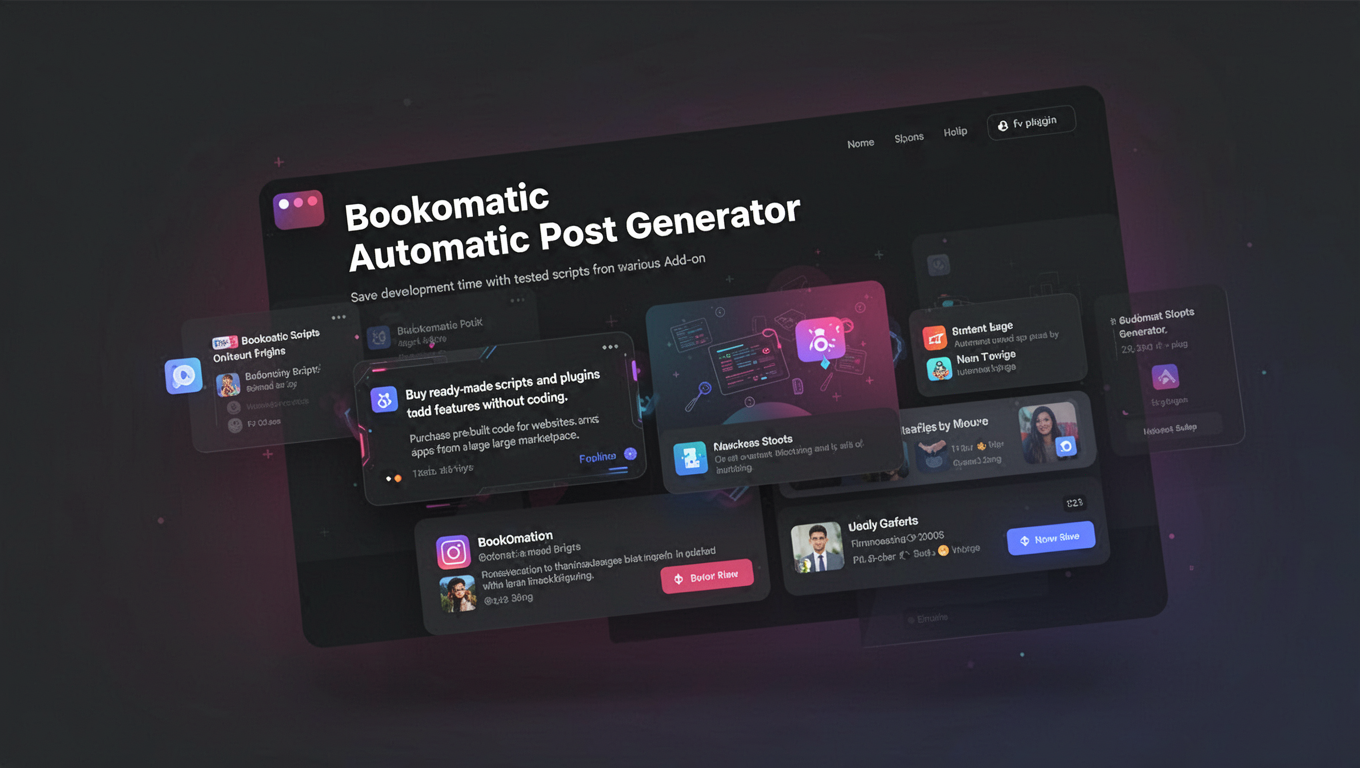 Preview of Bookomatic Automatic Post Generator