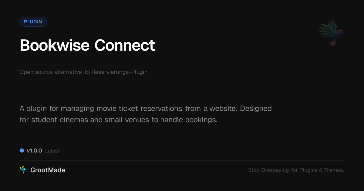 Preview of Bookwise Connect