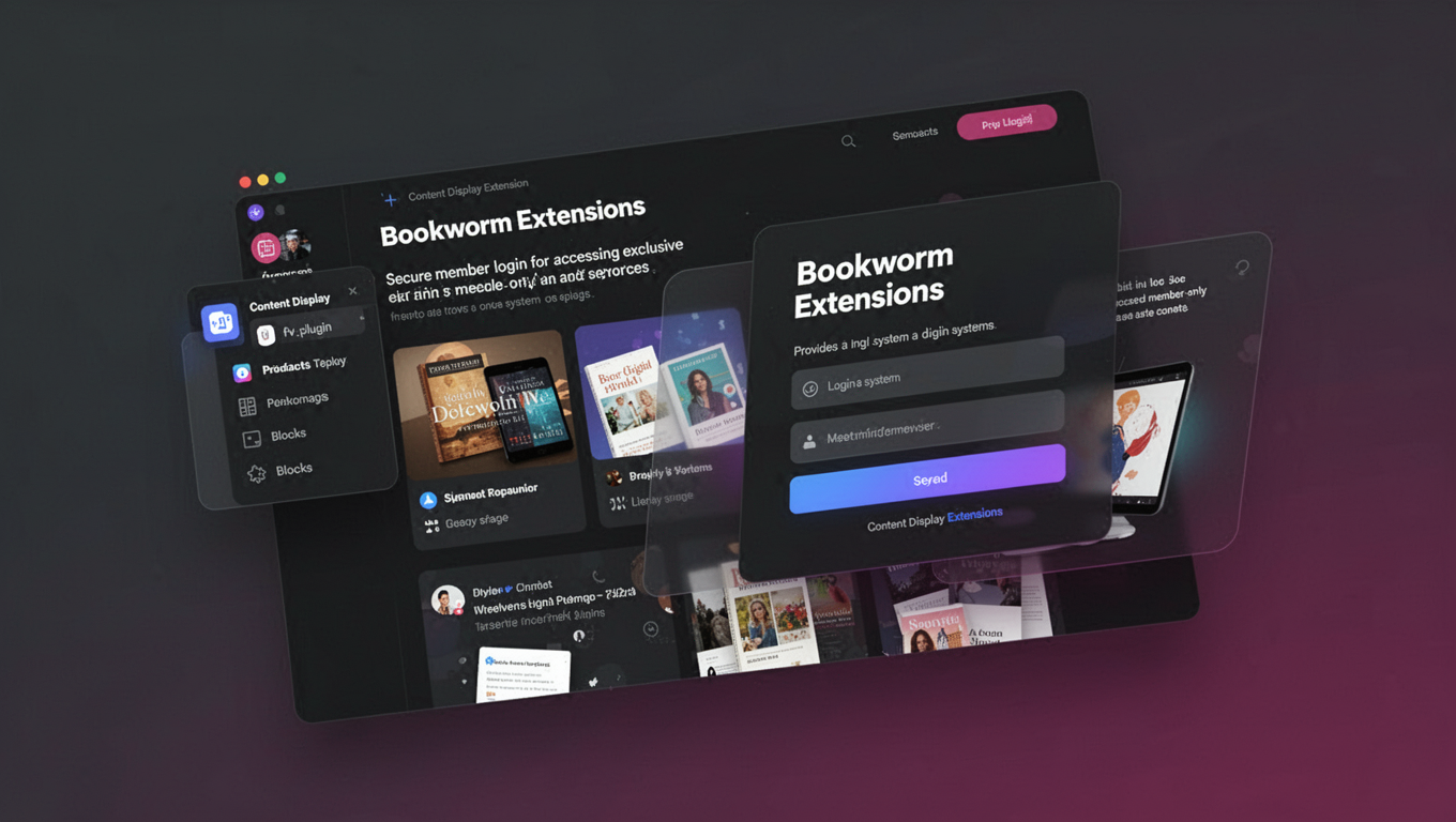 Preview of Bookworm Extensions