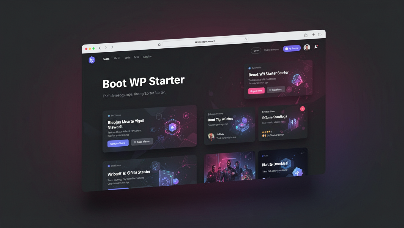 Preview of Boot WP Starter