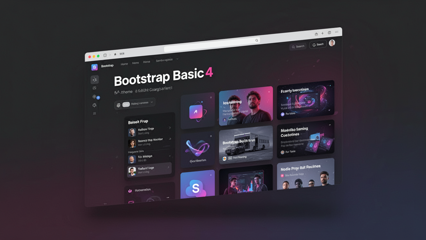 Preview of Bootstrap Basic4