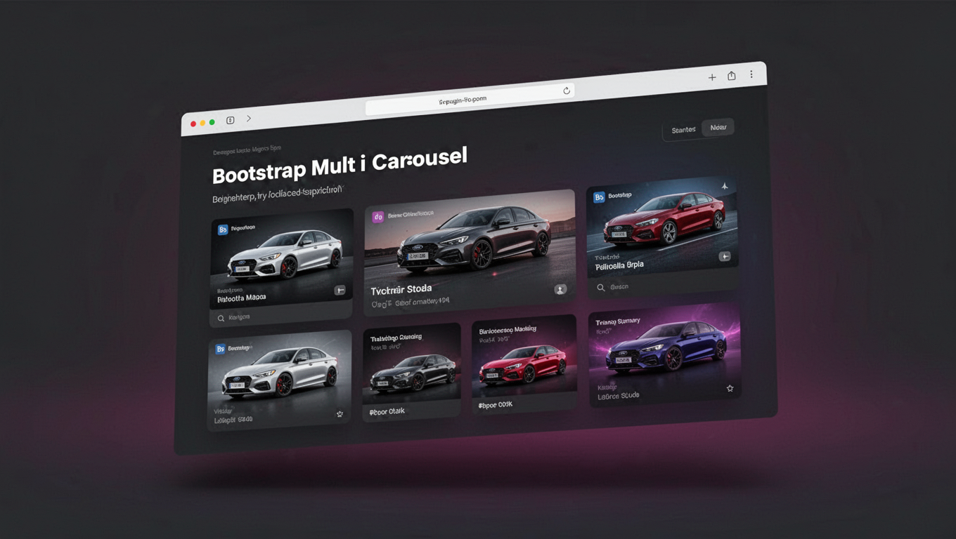 Preview of Bootstrap Multi Carousel