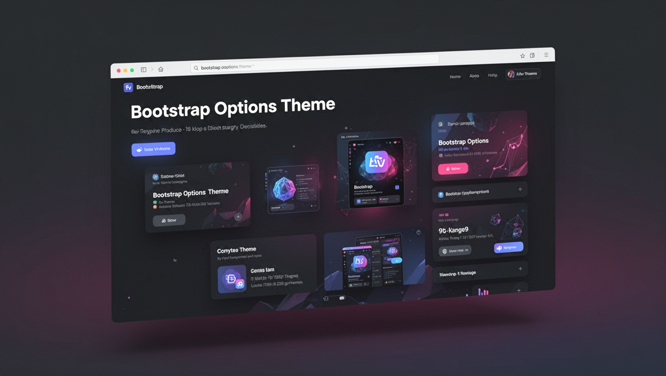 Preview of Bootstrap Options Theme