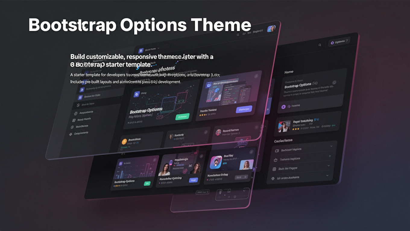 Preview of Bootstrap Options Theme