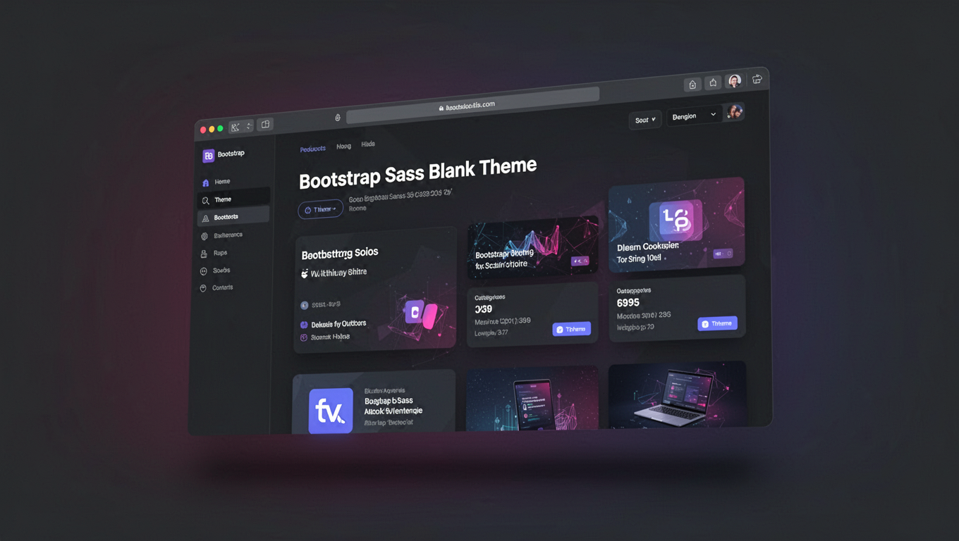 Preview of Bootstrap Sass Blank Theme