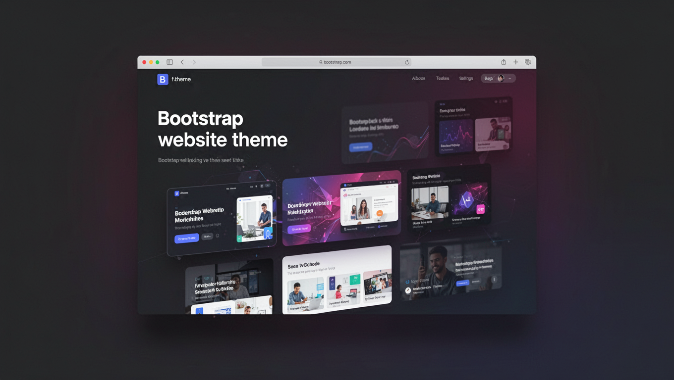 Preview of bootstrap WP theme