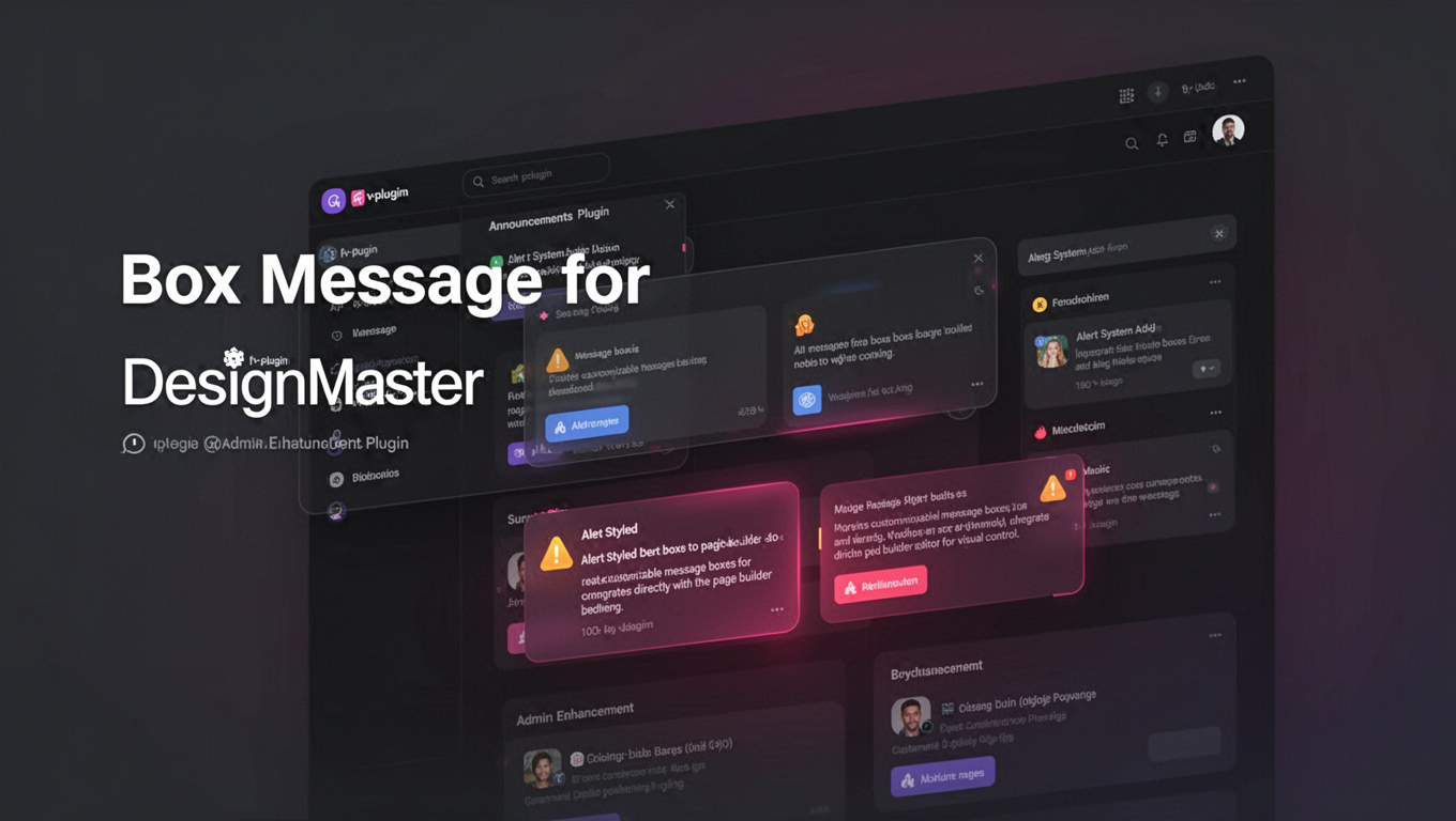 Preview of Box Message for DesignMaster