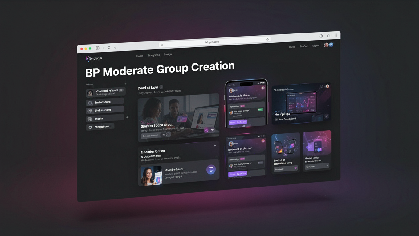Preview of BP Moderate Group Creation