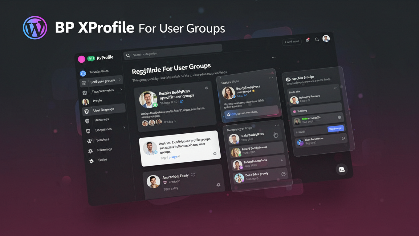 Preview of BP XProfile For User Groups