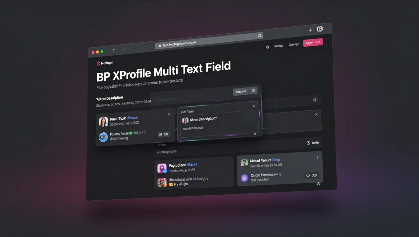Preview of BP XProfile Multi Text Field