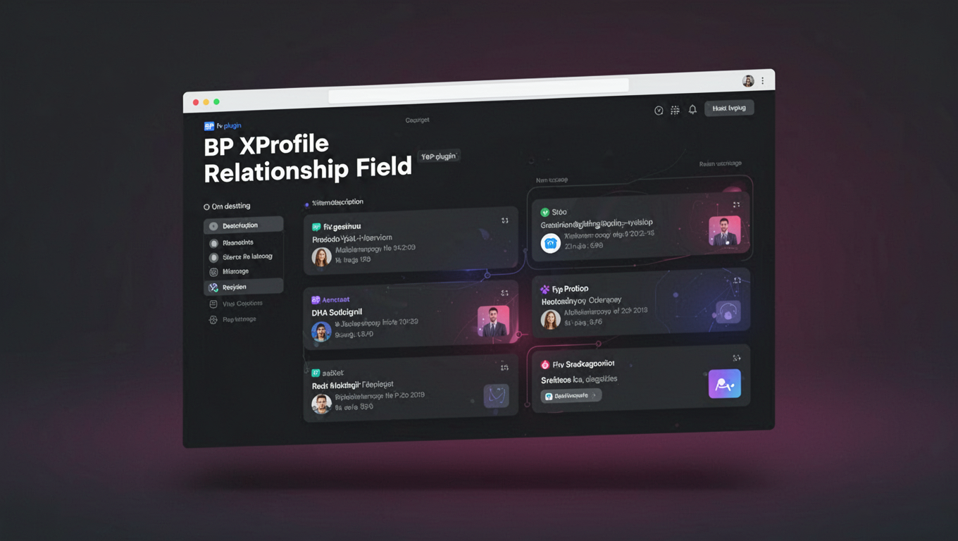Preview of BP XProfile Relationship Field