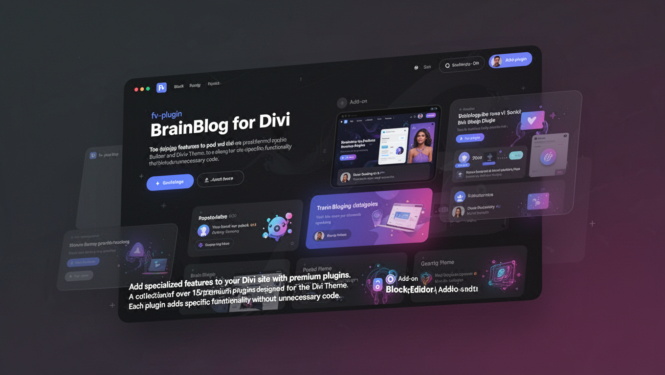 Preview of BrainBlog for Divi