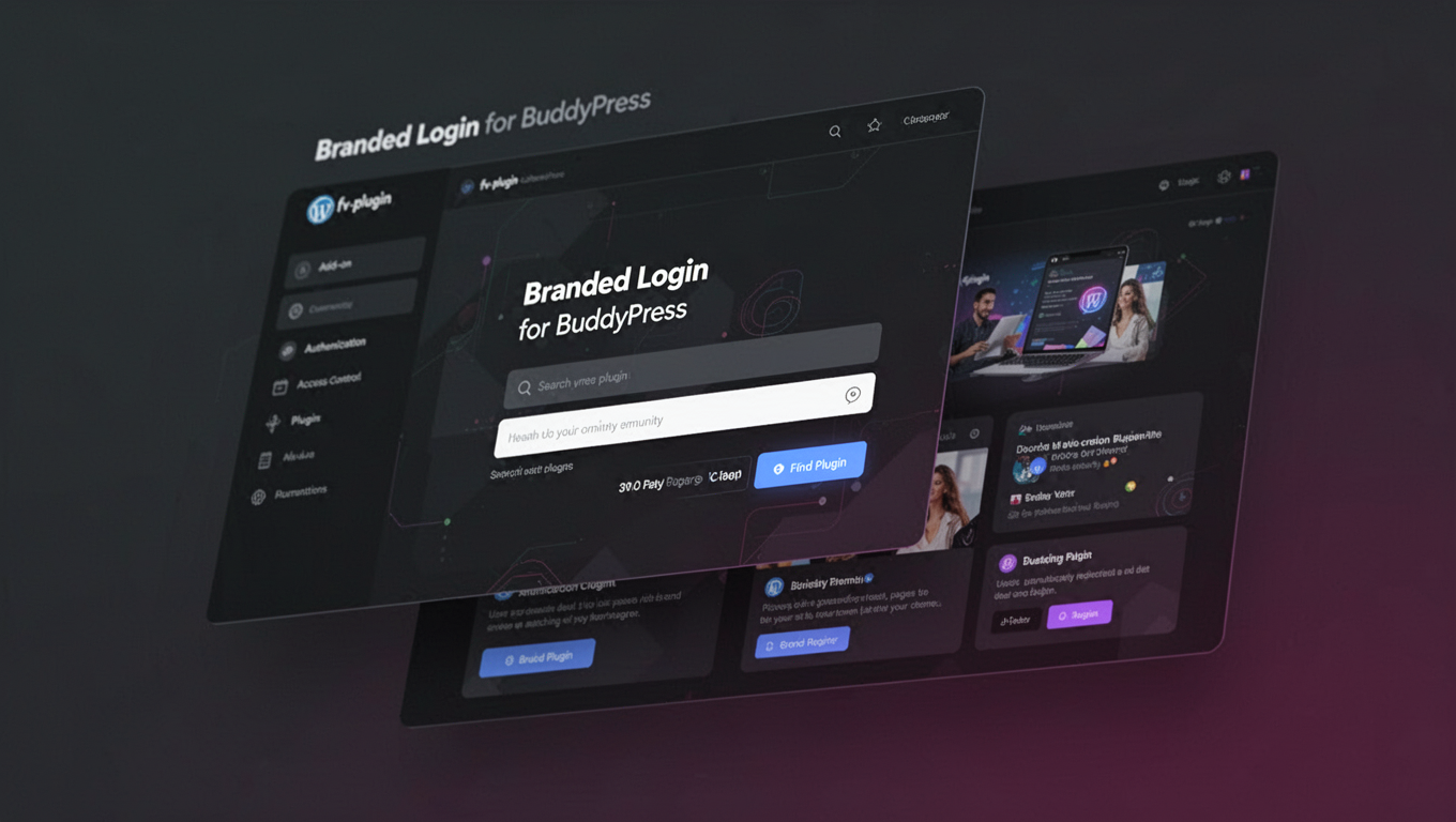 Preview of Branded Login for BuddyPress