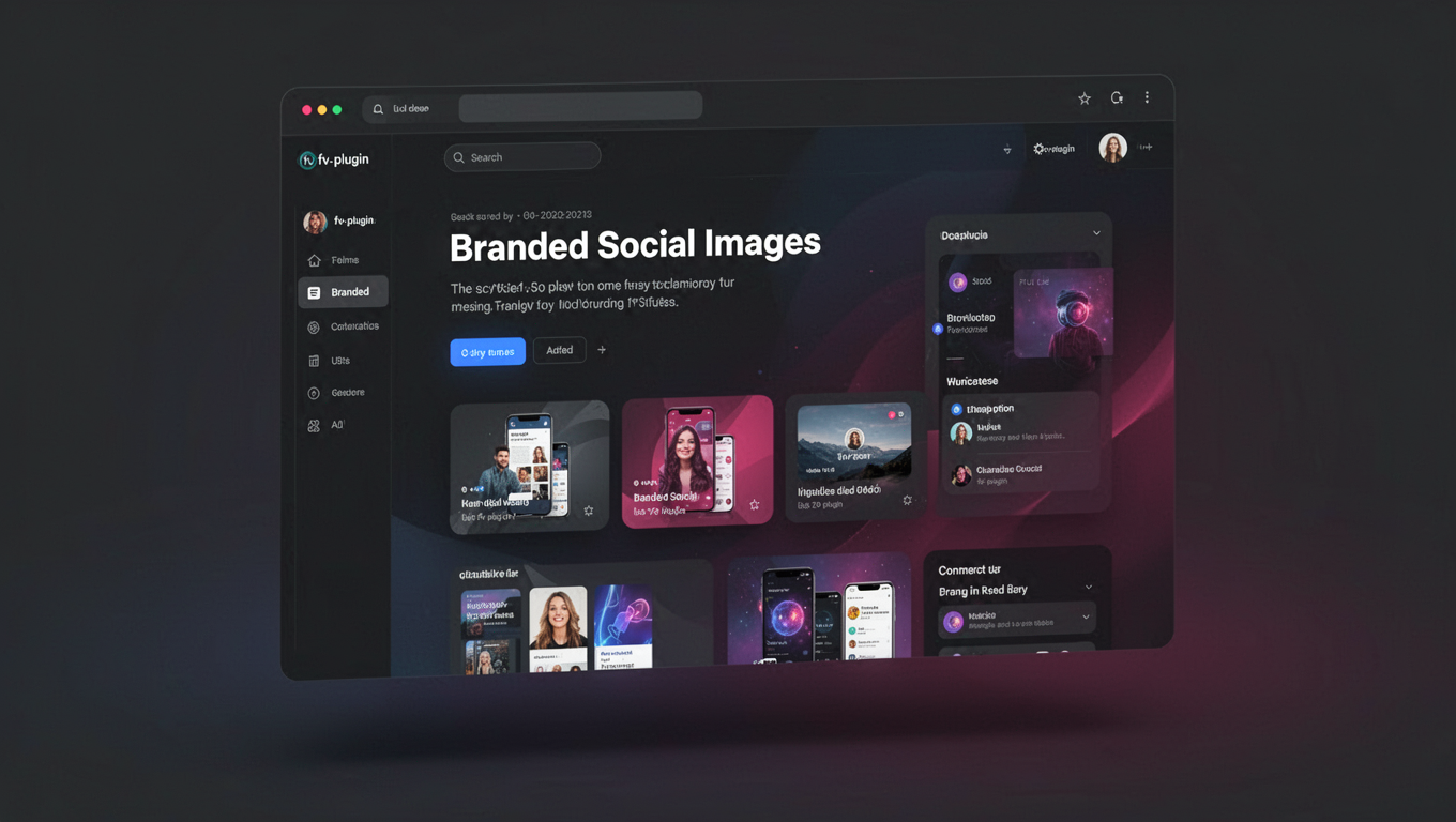 Preview of Branded Social Images