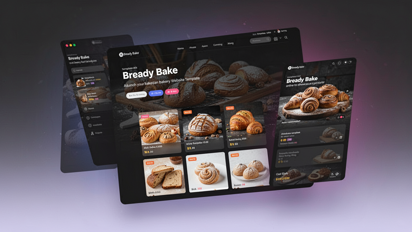 Preview of Bready Bake - WooCommerce Bakery Website Template