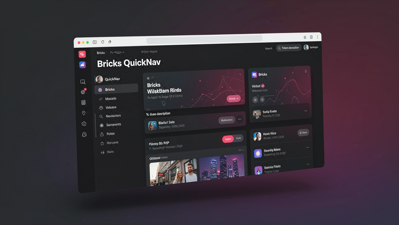 Preview of Bricks QuickNav