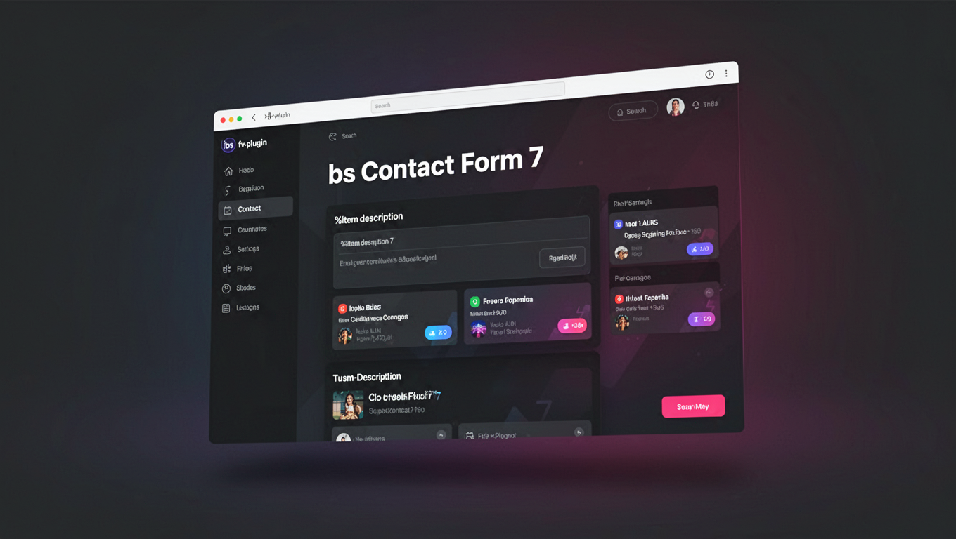 Preview of bs Contact Form 7