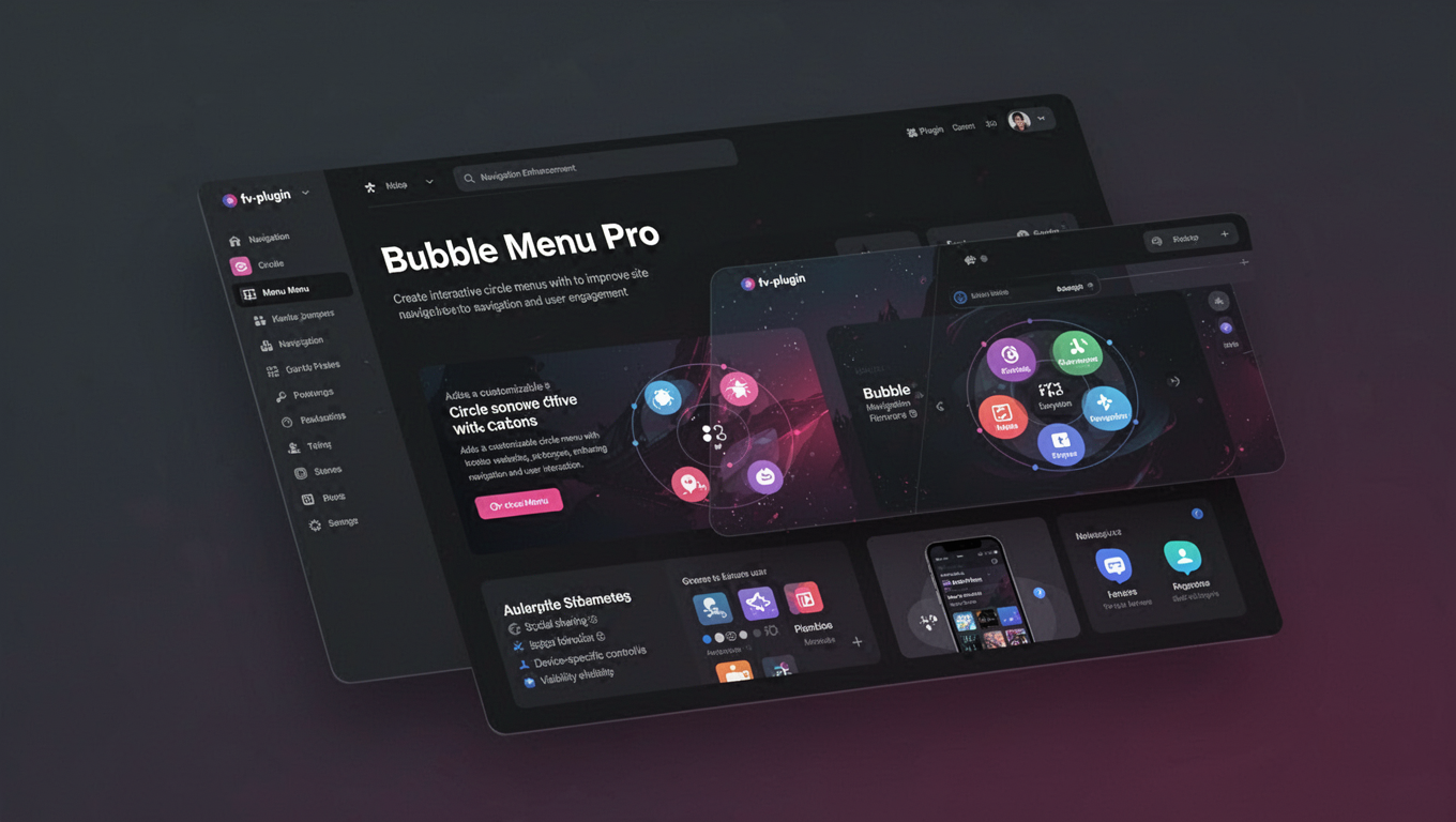 Preview of Bubble Menu Pro