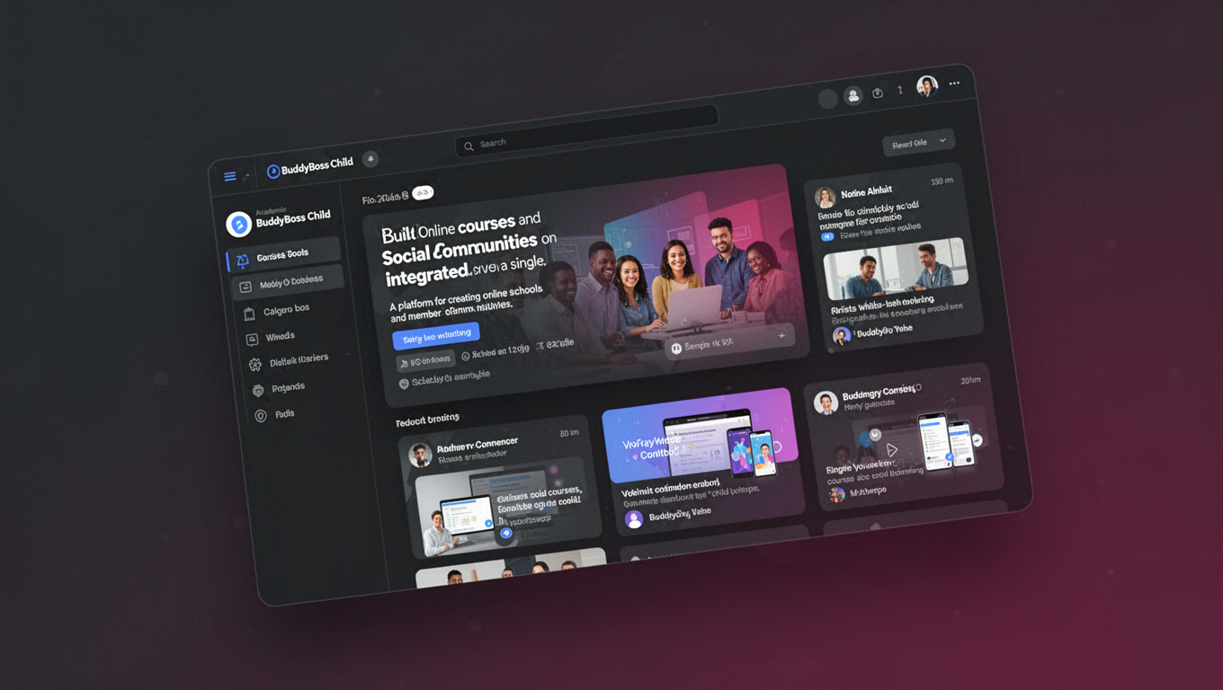 Preview of BuddyBoss Child