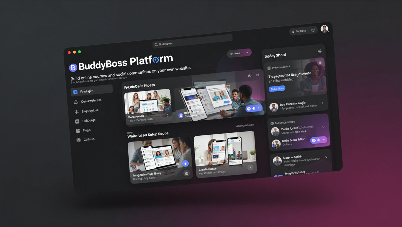 Preview of BuddyBoss Platform