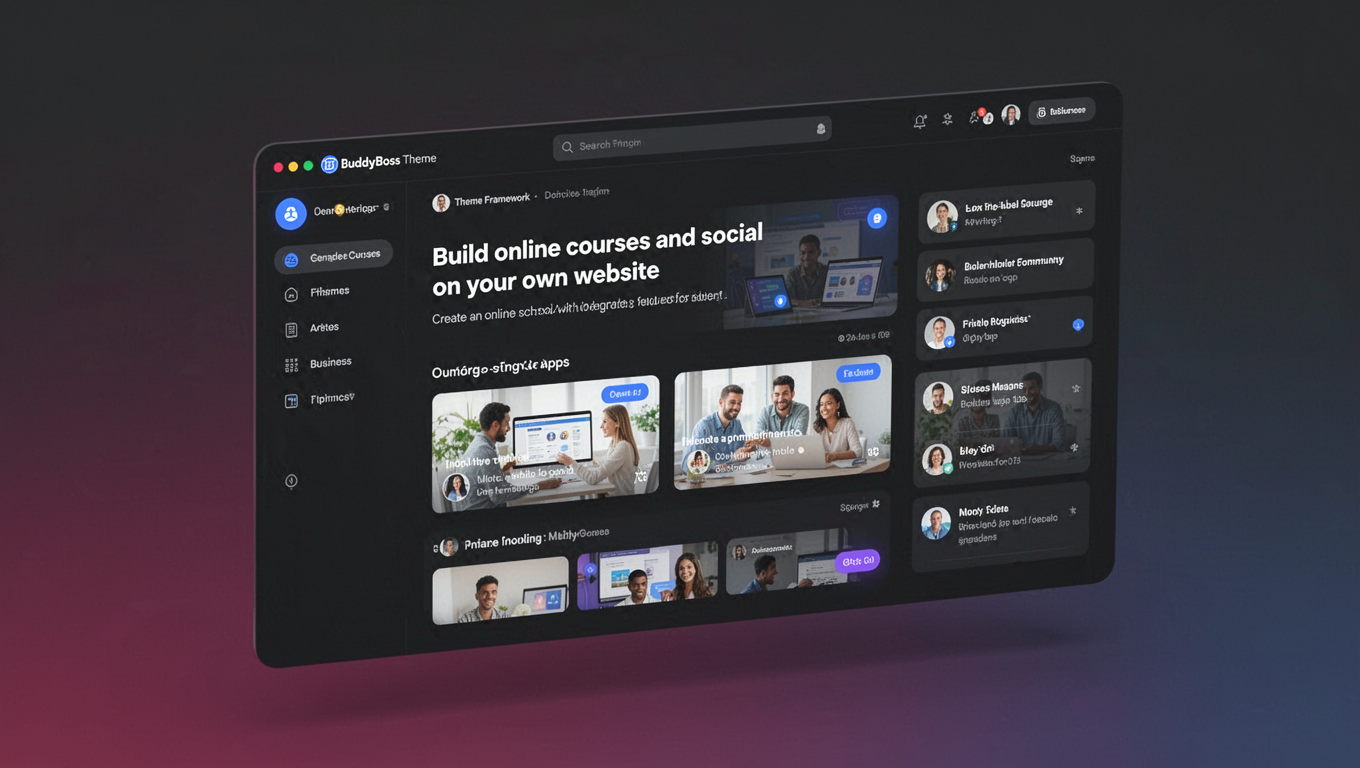 Preview of BuddyBoss Theme