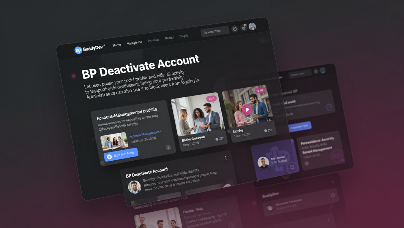 Preview of (BuddyDev) BP Deactivate Account