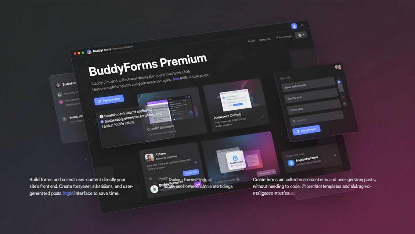 Preview of BuddyForms Premium