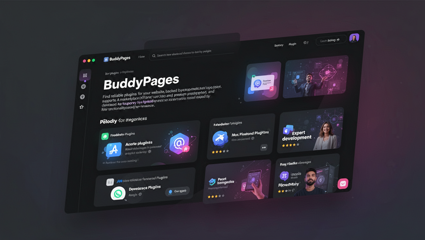 Preview of BuddyPages