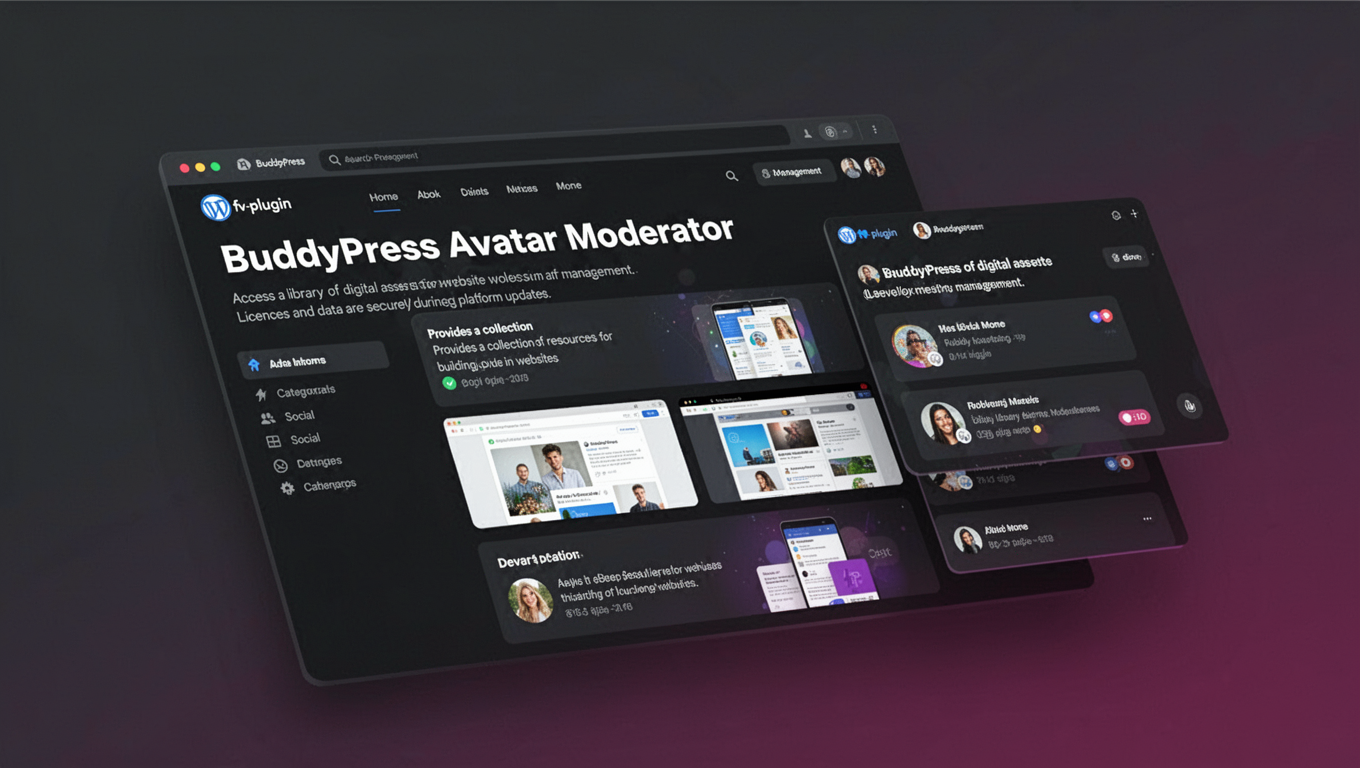 Preview of BuddyPress Avatar Moderator