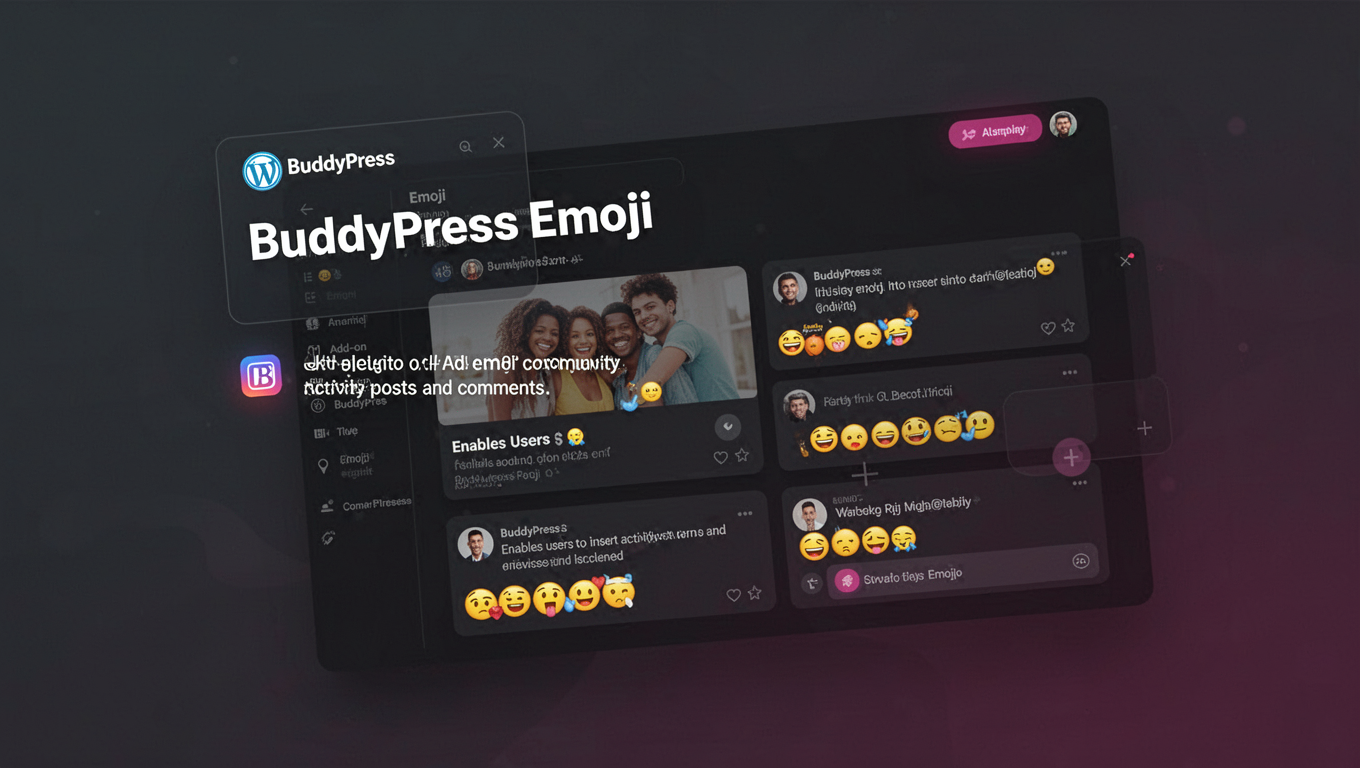 Preview of BuddyPress Emoji
