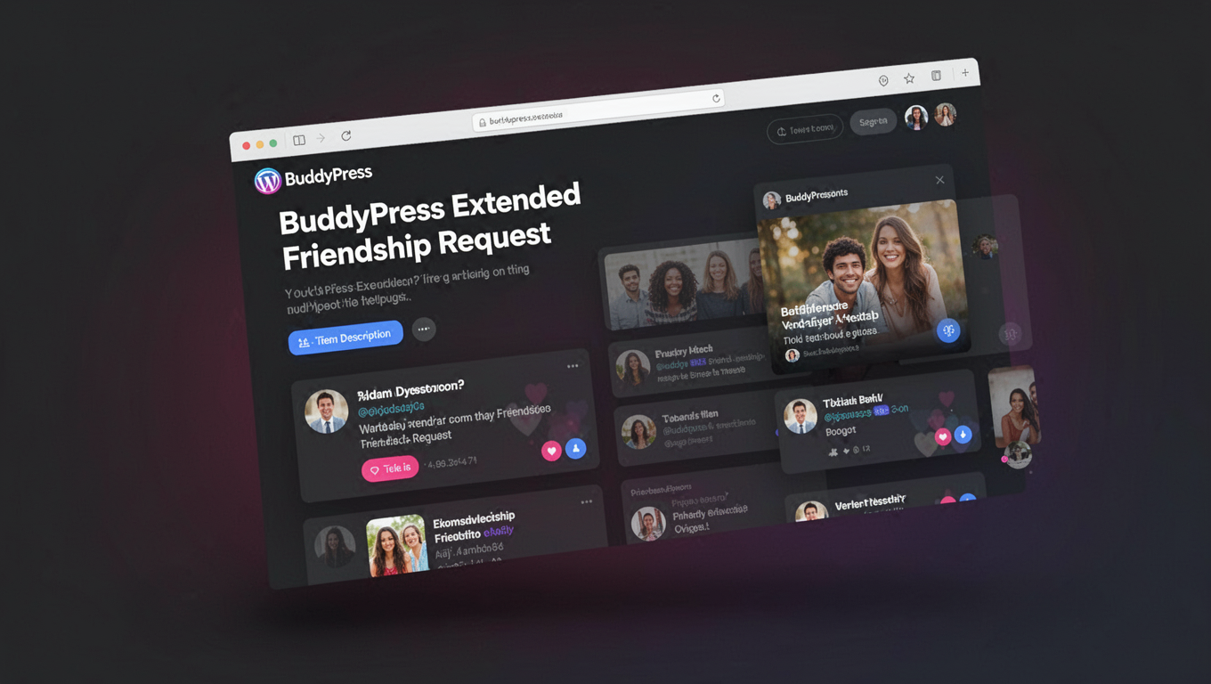 Preview of BuddyPress Extended Friendship Request